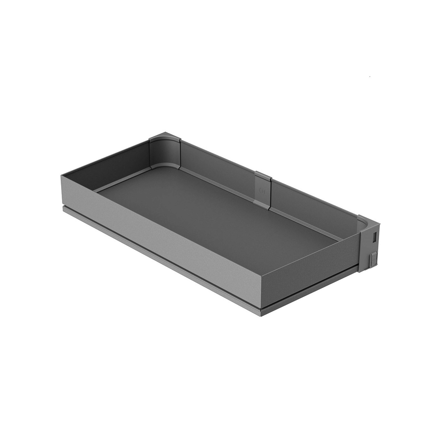 Полка Комфорт II 250 мм Арена ПЬЮР цвет АНТРАЦИТ