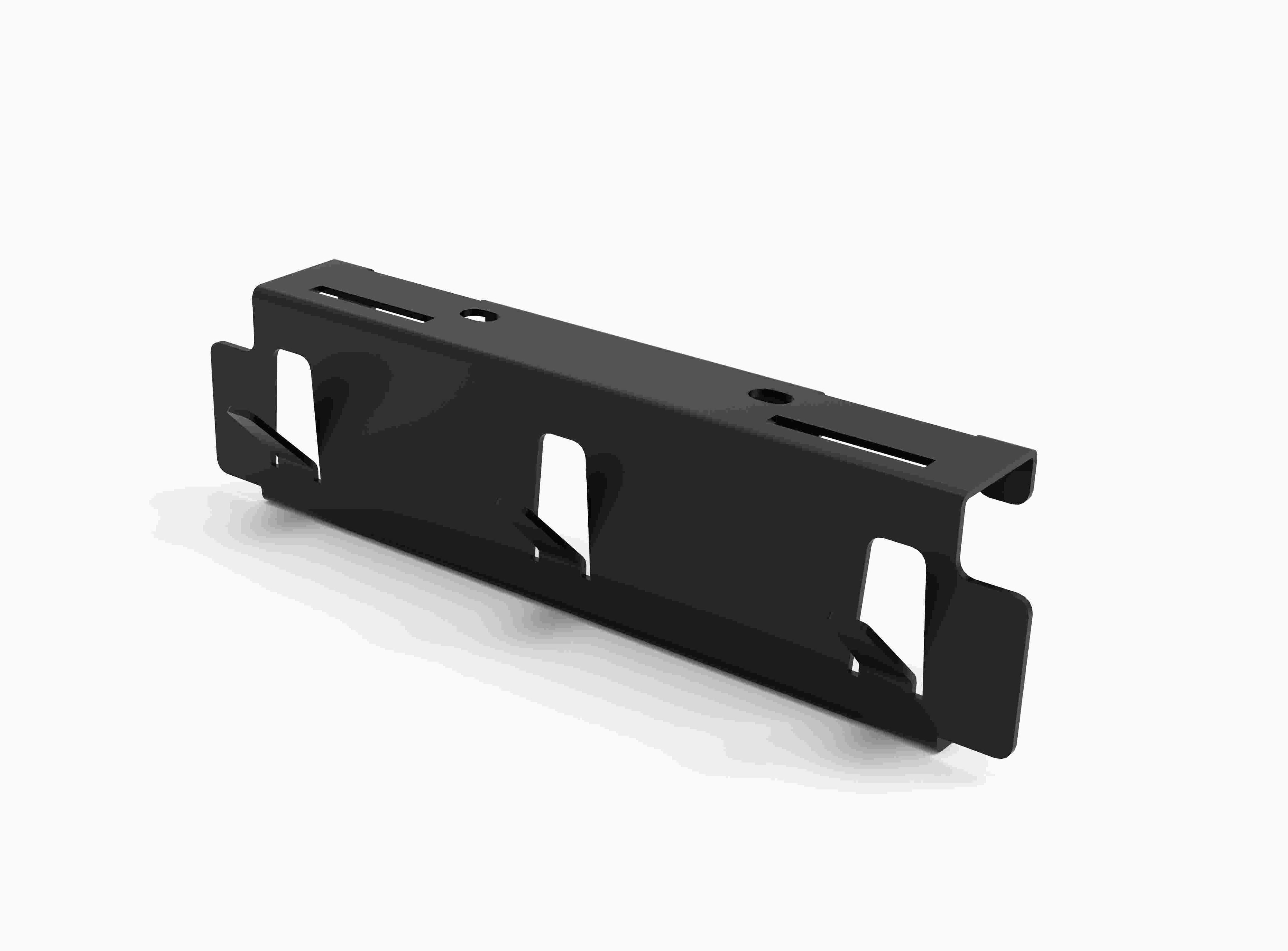 Планка боковая YouK Юкей 200 мм с 3 крючками, цвет черный Kessebohmer Планка боковая YouK Юкей 200 мм с 3 крючками, цвет черный Kessebohmer