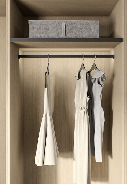 Штанга для одежды Конеро W 920 мм с пазом для LED подсветки Kessebohmer | официальный магазин Штанга для одежды Конеро W 920 мм с пазом для LED подсветки Kessebohmer | официальный магазин