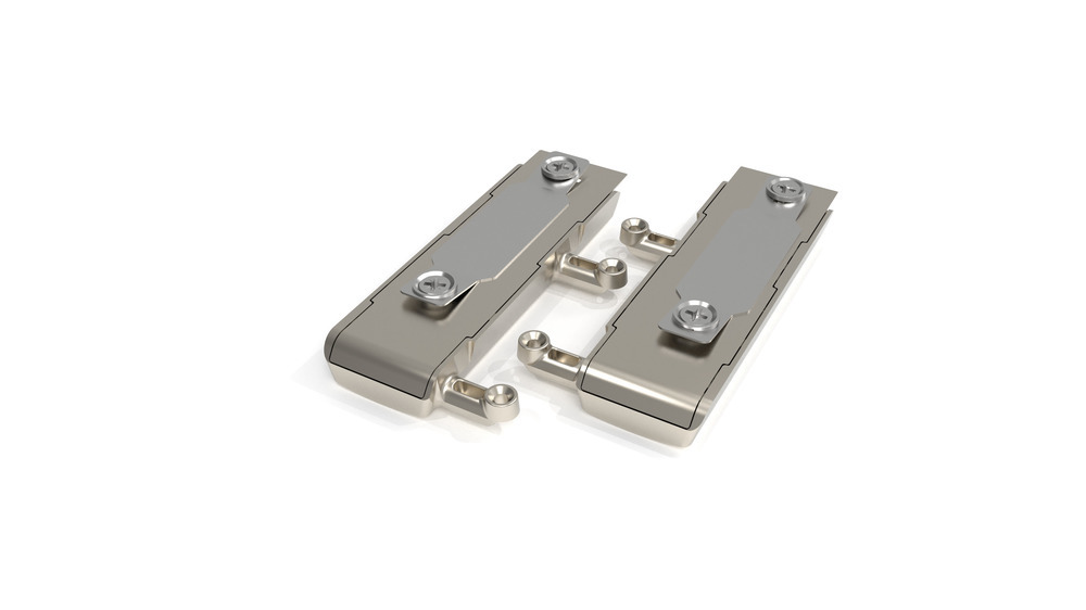 Адаптер для алюминиевой рамки 2 шт к подъемникам ФриСпейс Мини цвет Никель Kessebohmer | официальный магазин Адаптер для алюминиевой рамки 2 шт к подъемникам ФриСпейс Мини цвет Никель Kessebohmer | официальный магазин